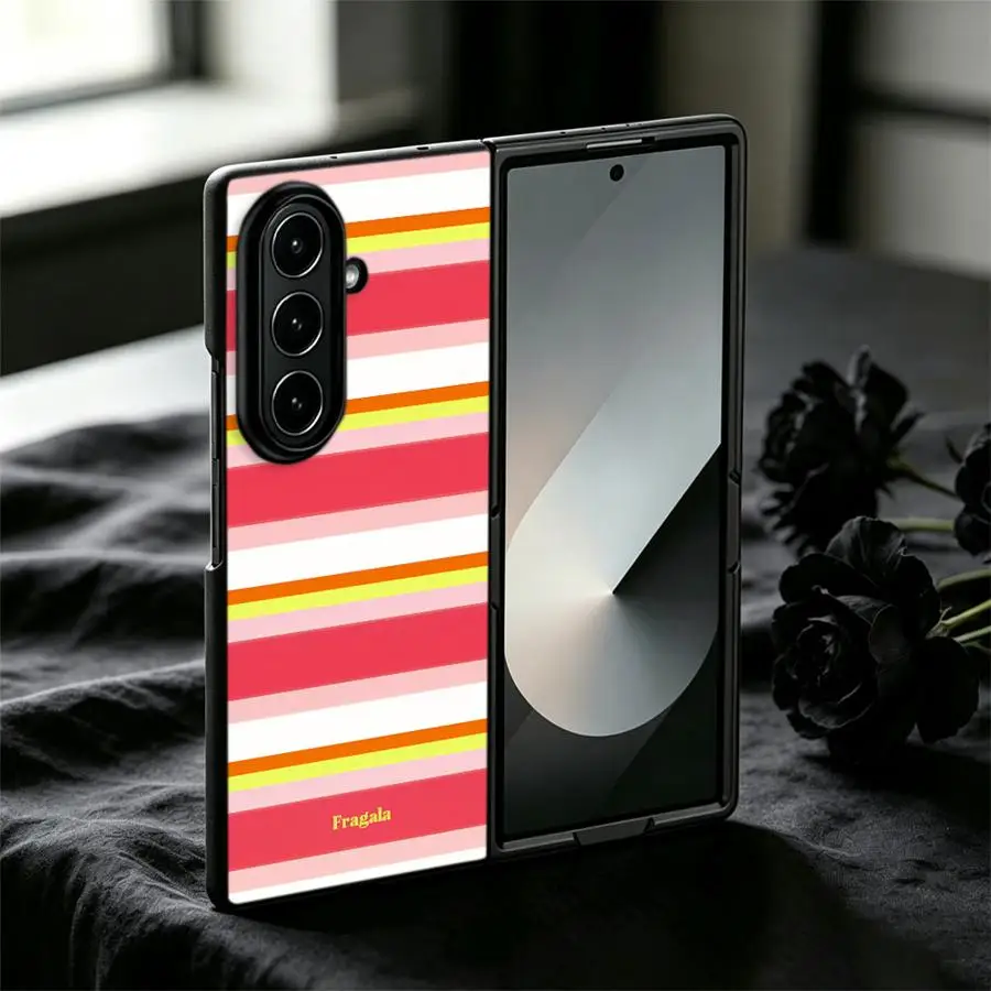 Phone Cover Case for Samsung Galaxy Z Fold 8 Ultra Z Fold8Ultra ZFold7 Z Fold 7 6 3 ZFold4 ZFold5 ZFold6 Colorful Stripes view 2