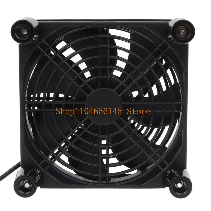 652F 120mm 5V USB Powered PC Router Fans High Airflow Cooling Fan for Router Modem Receiver DVR TV Box Computer Accessories