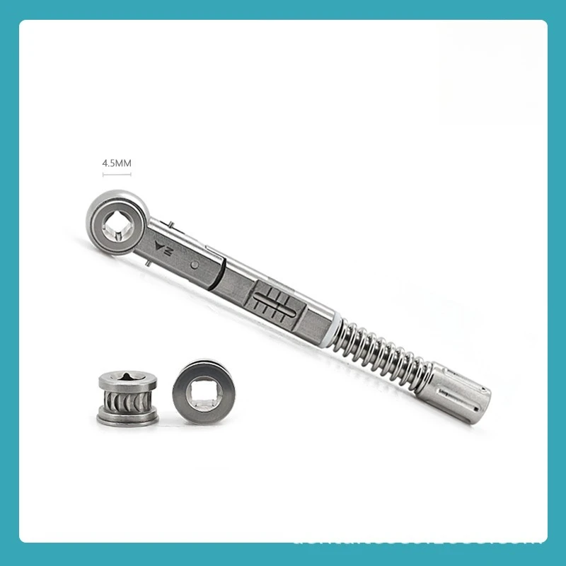 

Dental Accessories Oral Implant Ratchet Square Head Torque Wrench Repair Machine Screwdriver Suitable for OSS Dentium ITI