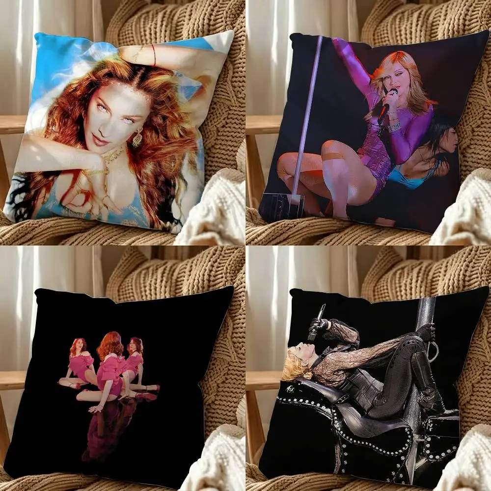 M-Madonna Confessions I Feel So Free Square Pillow Case Multi Sizes For Car Home Bedroom Decor Custom Valentine Gifts