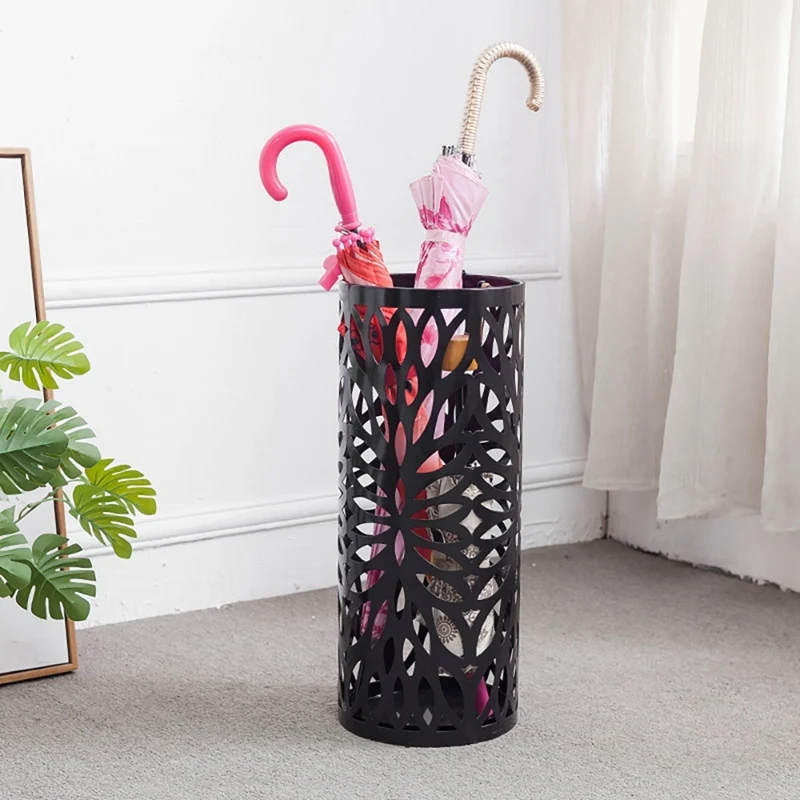 Hollow Umbrella Stand Rack Umbrella Holder For Indoor Long And Short Handle Umbrella Bucket And Storage Organizer