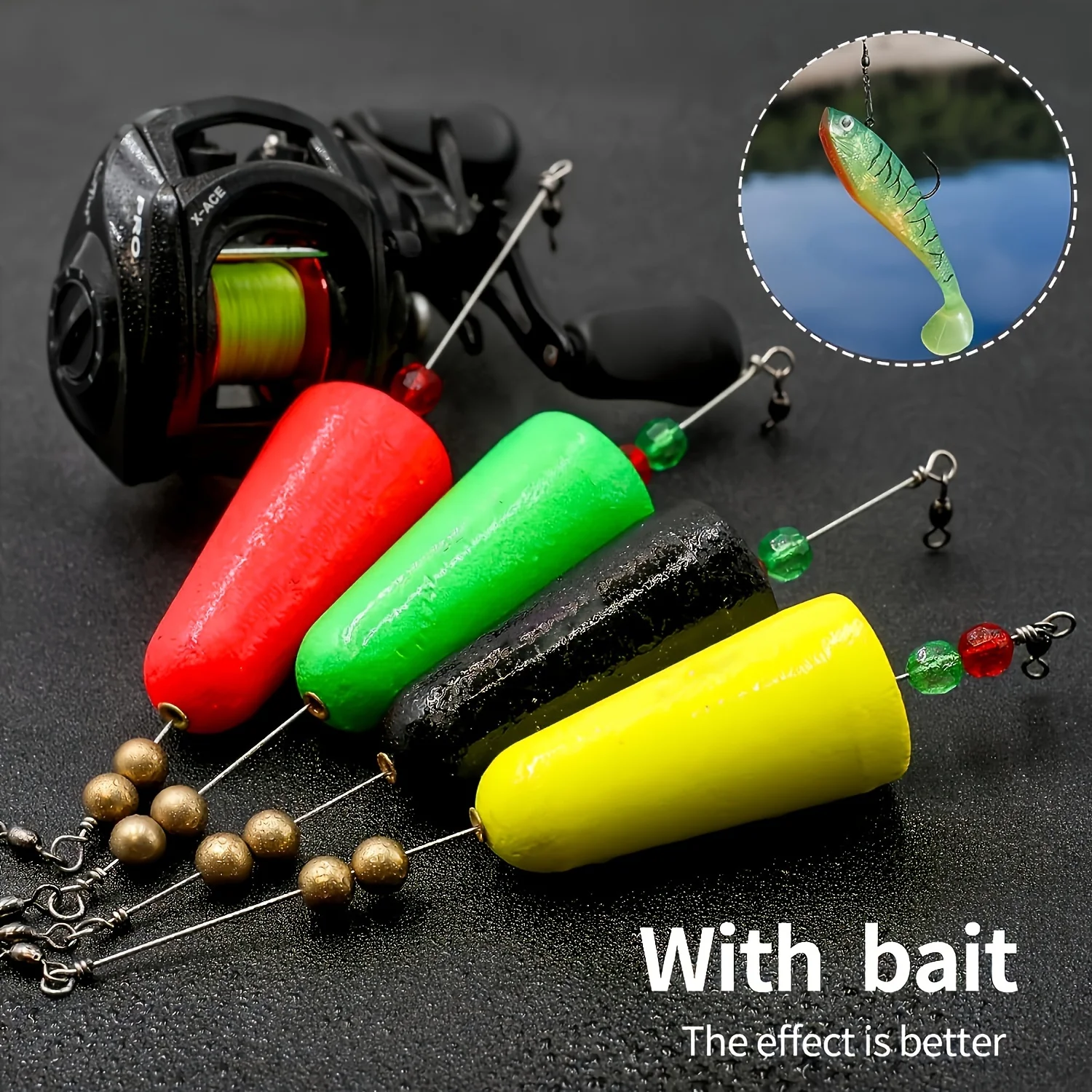 4Pcs Fishing Bobber… - image