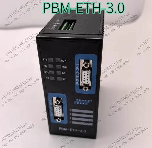 PBM-ETH-3.0 New industrial gateway Supports PROFIBUS bus communication with dual network ports ETH1/ETH2