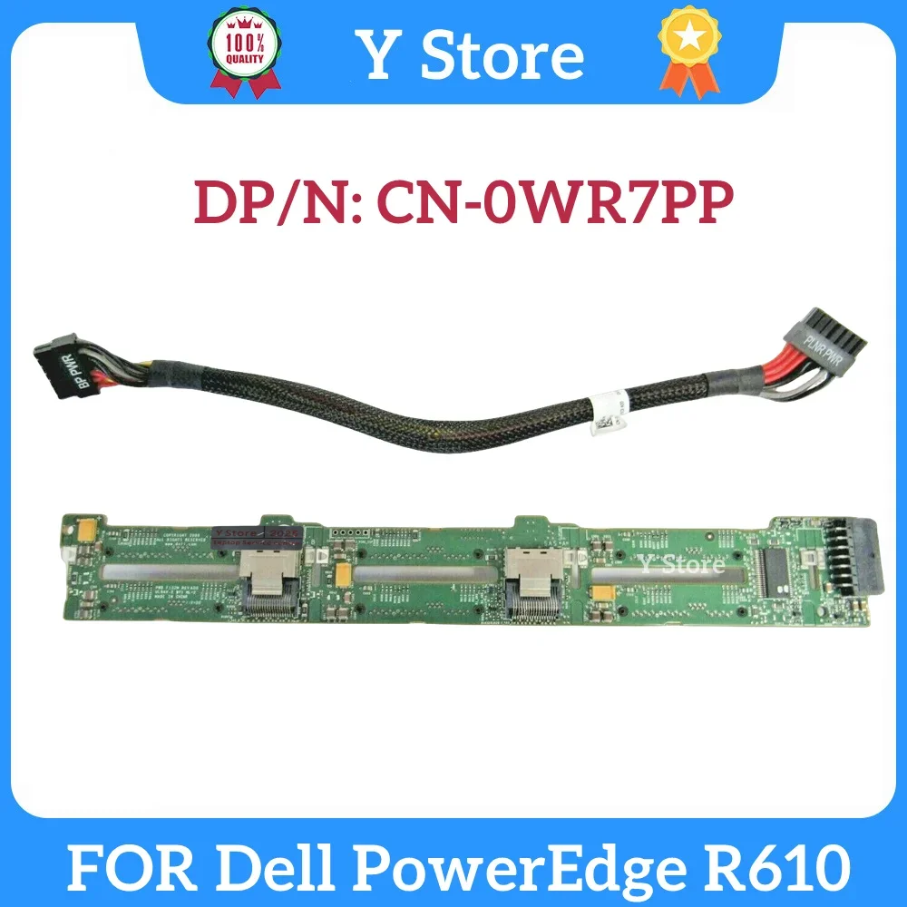 

Оригинальный магазин Y 0WR7PP WR7PP для управления сервером Dell PowerEdge R610, 2,5-дюймовая объединительная плата жесткого диска SAS, 2,5 дюйма, SAS/SATA
