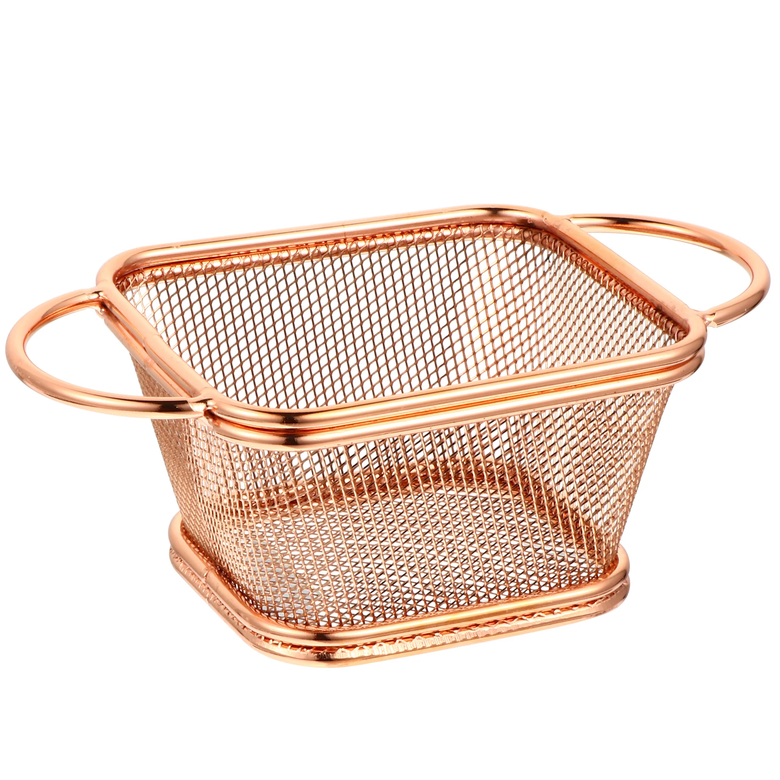 

1pc Stainless Steel Frying Basket Deep Fryer Tool for French Fries Multi-purpose Kitchen Utensil Mesh Design Home Restaurant Use