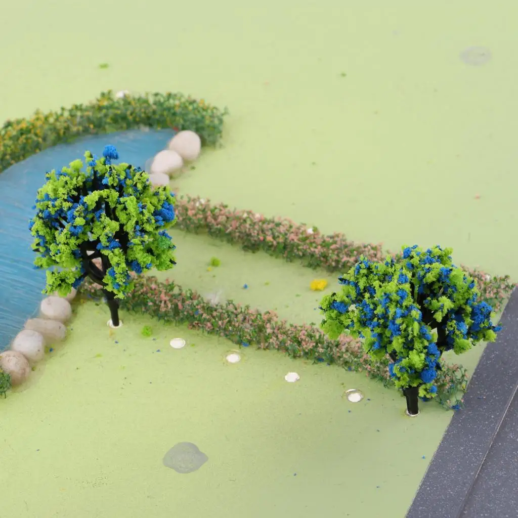 10pcs 1: 200 풍경 모델의 스케일 모델