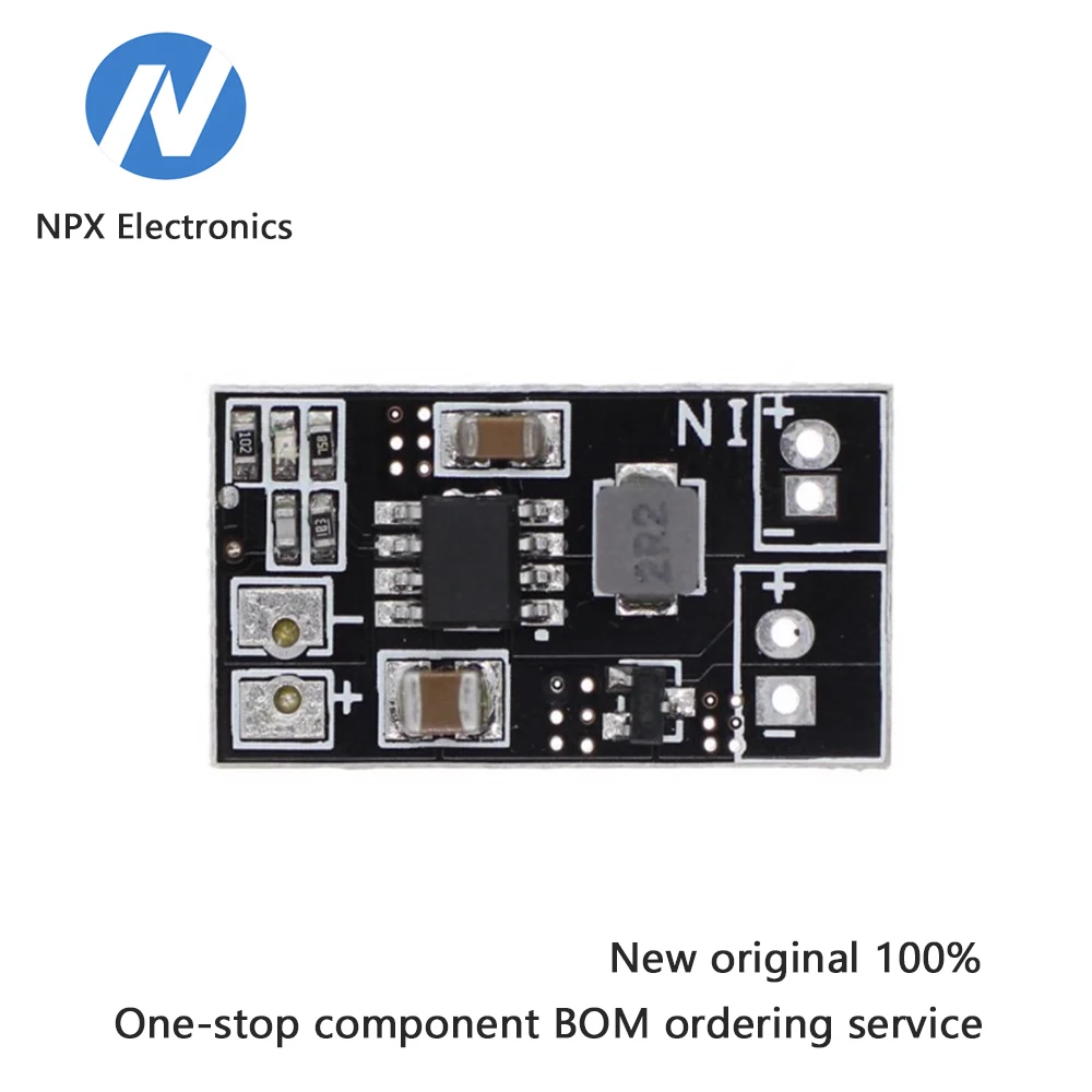 

DC-DC boost module, 1S LiPo, boost to 5V, synchronous rectification, 2A output current, BEC