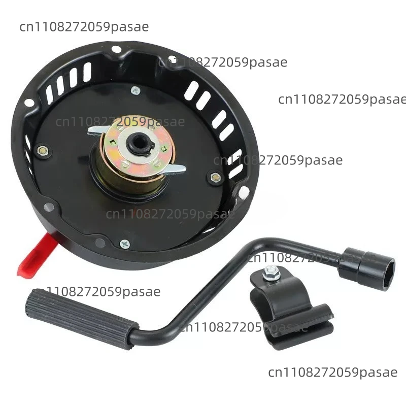 Engine Dispensing Machine Micro-tiller Water Pump Generato Hand Crank Pull-free Starter New Iron Shell