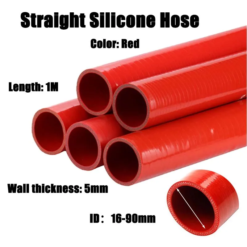 Water Hose Straight Silicone Intercooler Tube Coolant Hose Turbocharger Tube High Temperature And High Pressure Universal pipe