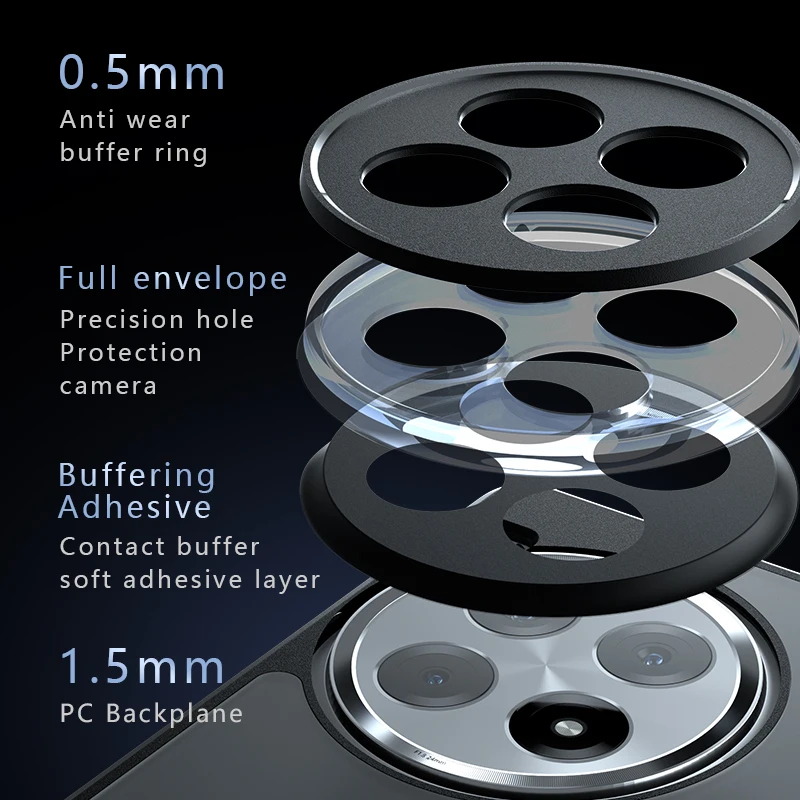 جراب قطرة بسيط مضاد للانزلاق لـ OnePlus ، بصمة الإصبع ، الحماية من السقوط ، مقاوم للصدمات ، 1 + 12R ، كمبيوتر صلب ، TPU ، صقيع ، 1 + 12R