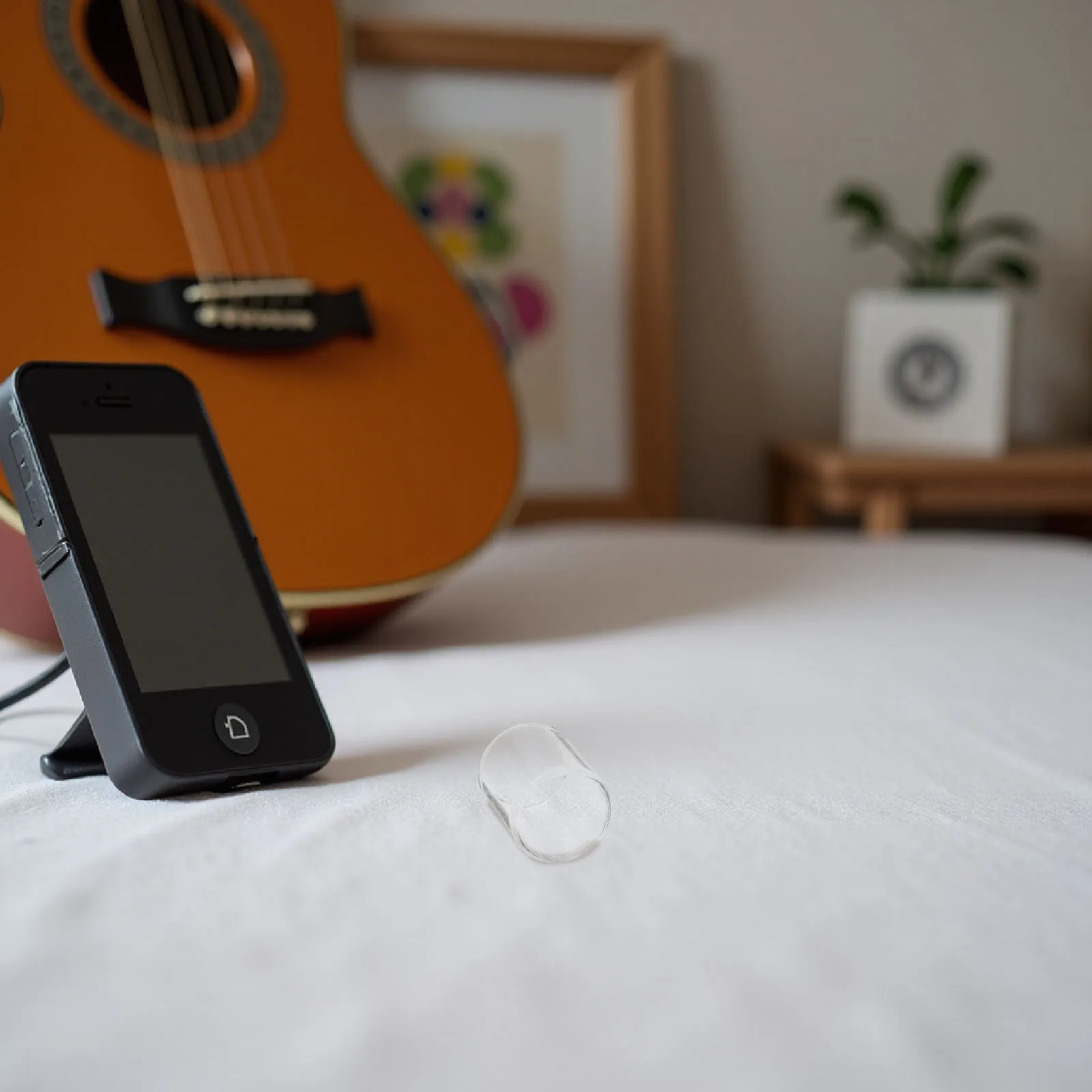 

28Mm Glass Guitar Slide Bar Smooth Sustain Clear Bright Sound for Electric Acoustic Guitar Banjo Ukulele String Instrument