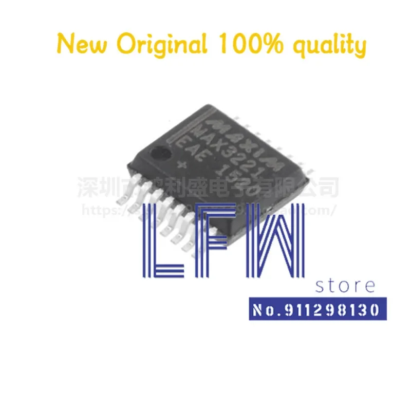 5pcs/lot MAX3221EAE+T MAX3221 SSOP16 RS232 Chipset 100% New&Original In Stock