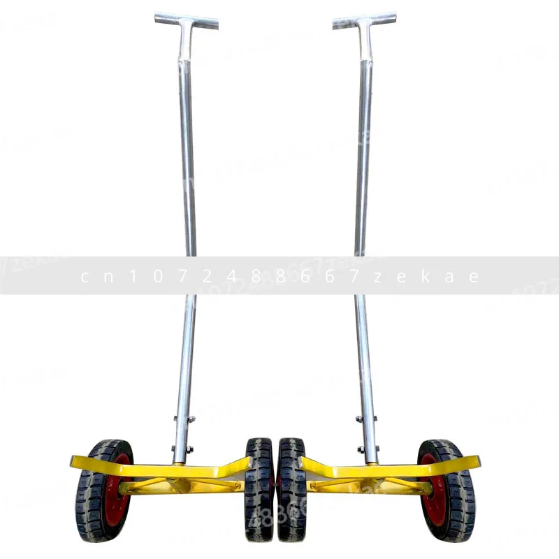 

Fire Pipe Truck Pull Pipe Trolley Push Trolley Heavy Duty Four-wheel Consignment Truck Trailer Pull Pipe Artifact