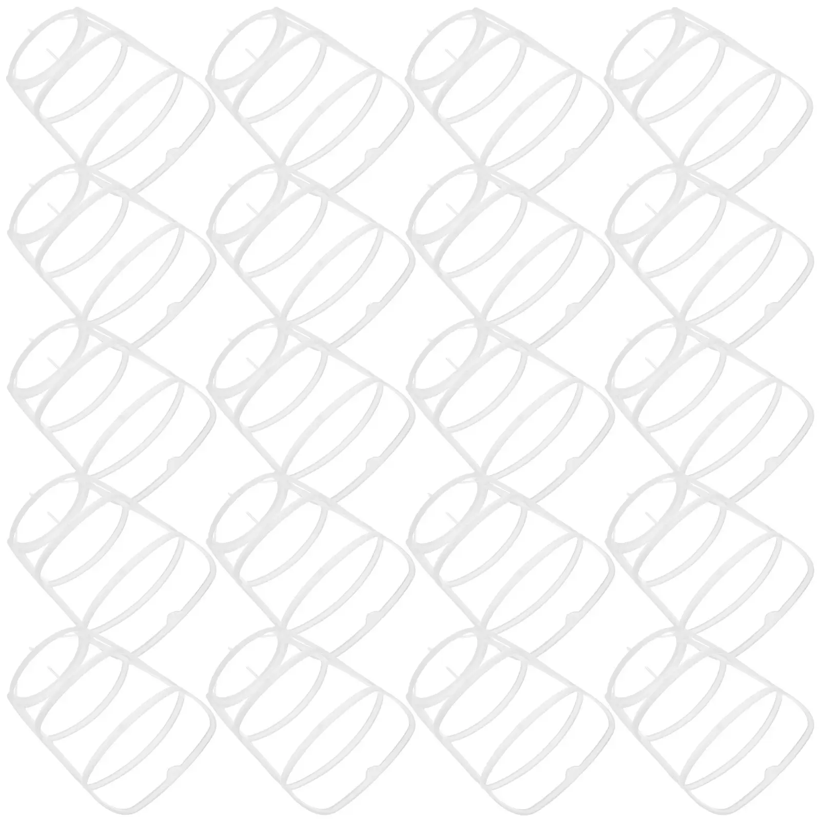 

20Pcs Plastic Infusion Bottle Net Sleeves Reusable Saline Cage Covers for Hospital Clinic Dripping Pole Secure Bottle Holding