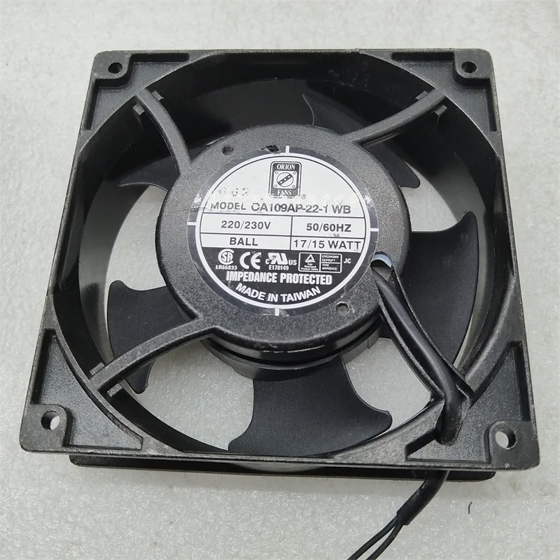 أوريون OA109AP-22-1WB AC 230V 17W 120x120x38mm مروحة تبريد خادم سلكين