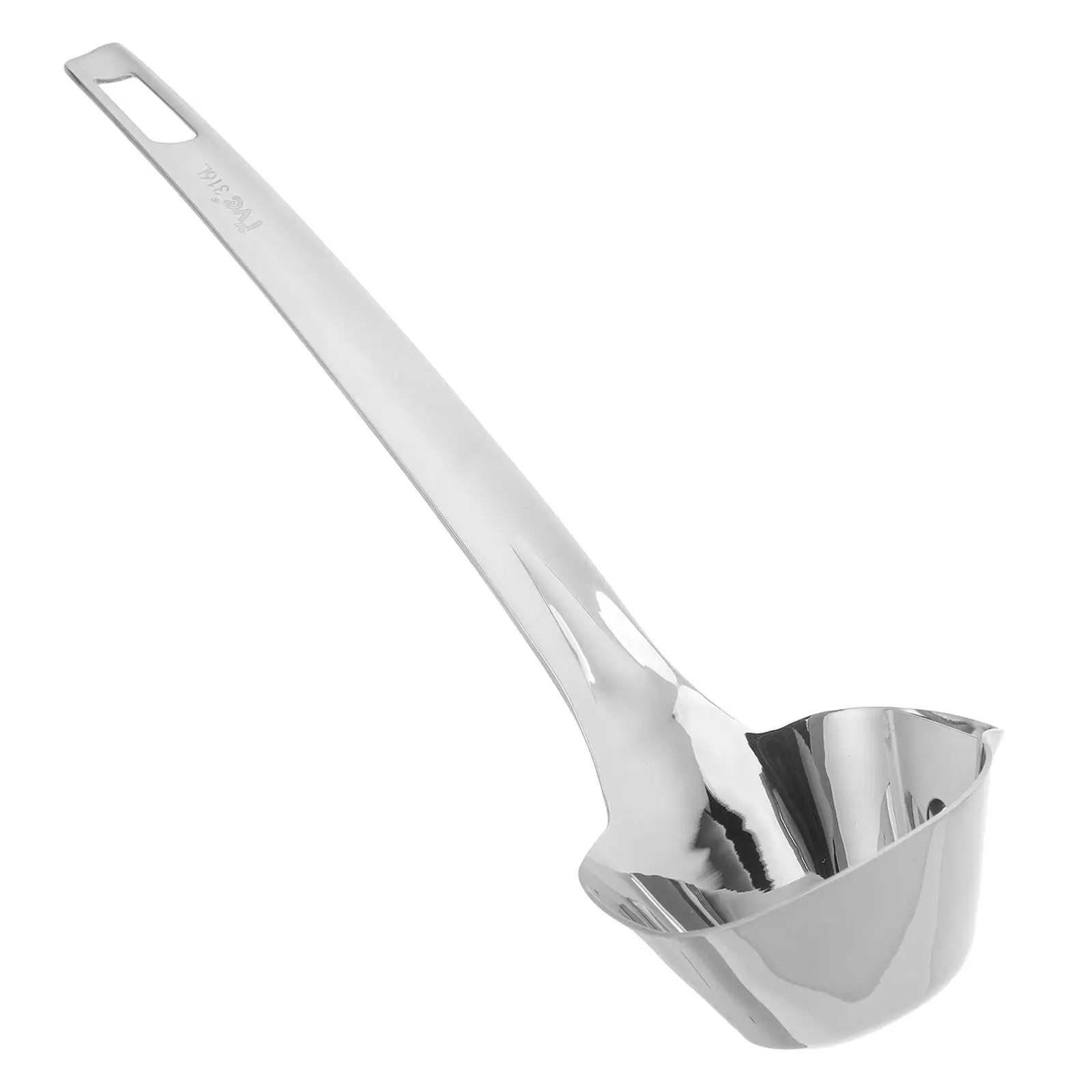 

Oil Filter Spoon Stainless Steel Soup Ladle Gravy Boat Pour Spout Kitchen Tool Strainer Separate Fat Cook Hot Pot