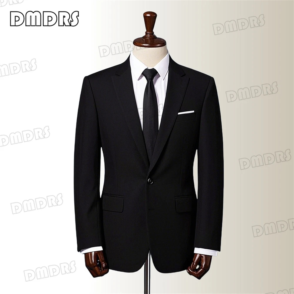 

Basic Suit Jacket for Men, Single Button Slim Fitted Men's Suit Blazer, Casual Smart, Solid Customized Colors, Formal Suit