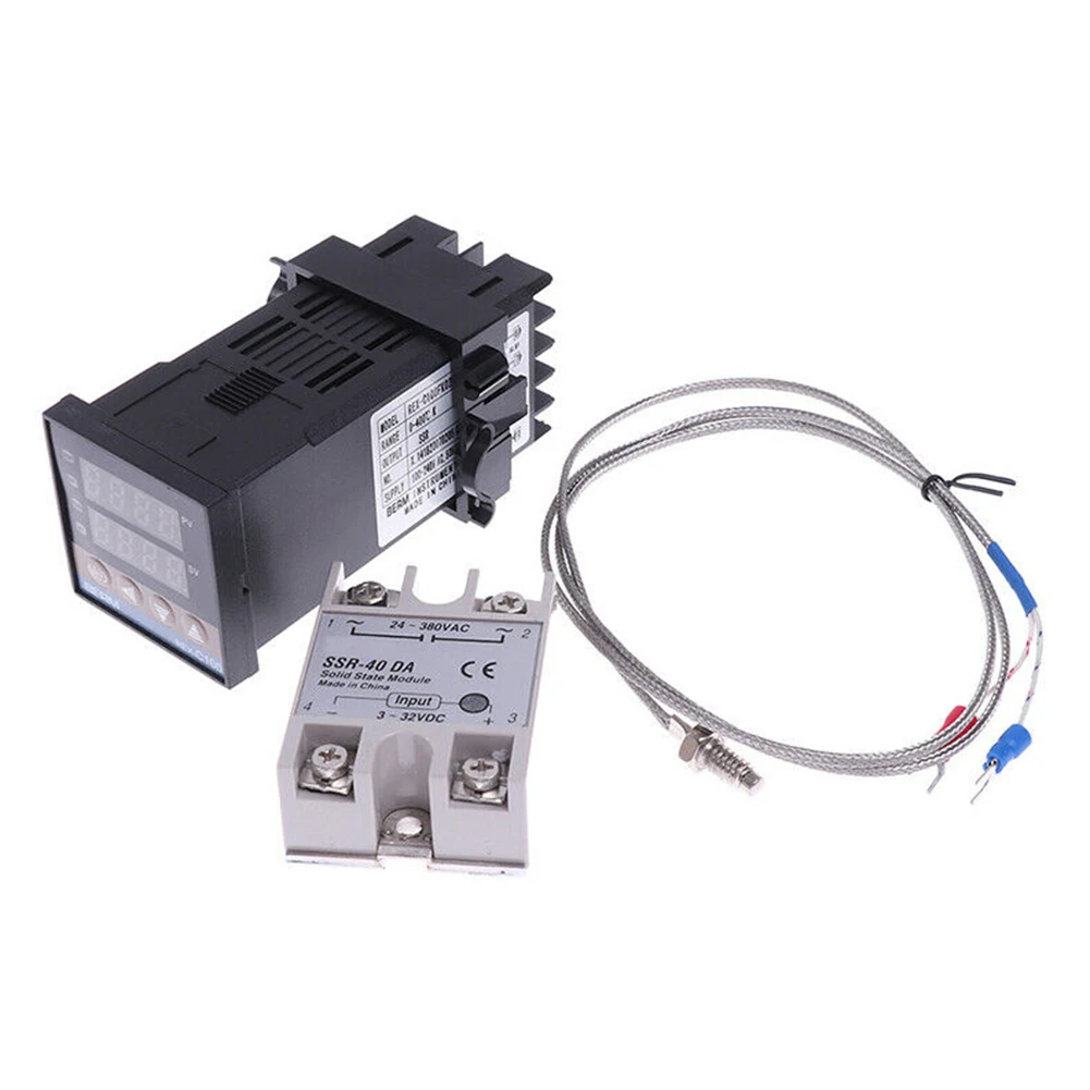 

Высококачественный контроллер 0~50°C с цифровым PID-регулятором, датчиком-зондом типа K, программируемым и самонастраивающимся управлением