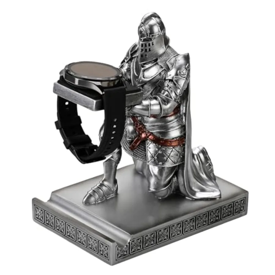 

Подставка-витрина King's Guard для часов, очков, ювелирных изделий, браслетов, ожерелий, подносы, башни, подставка для ручек из смолы, фигурка воина-рыцаря, мобильный держатель