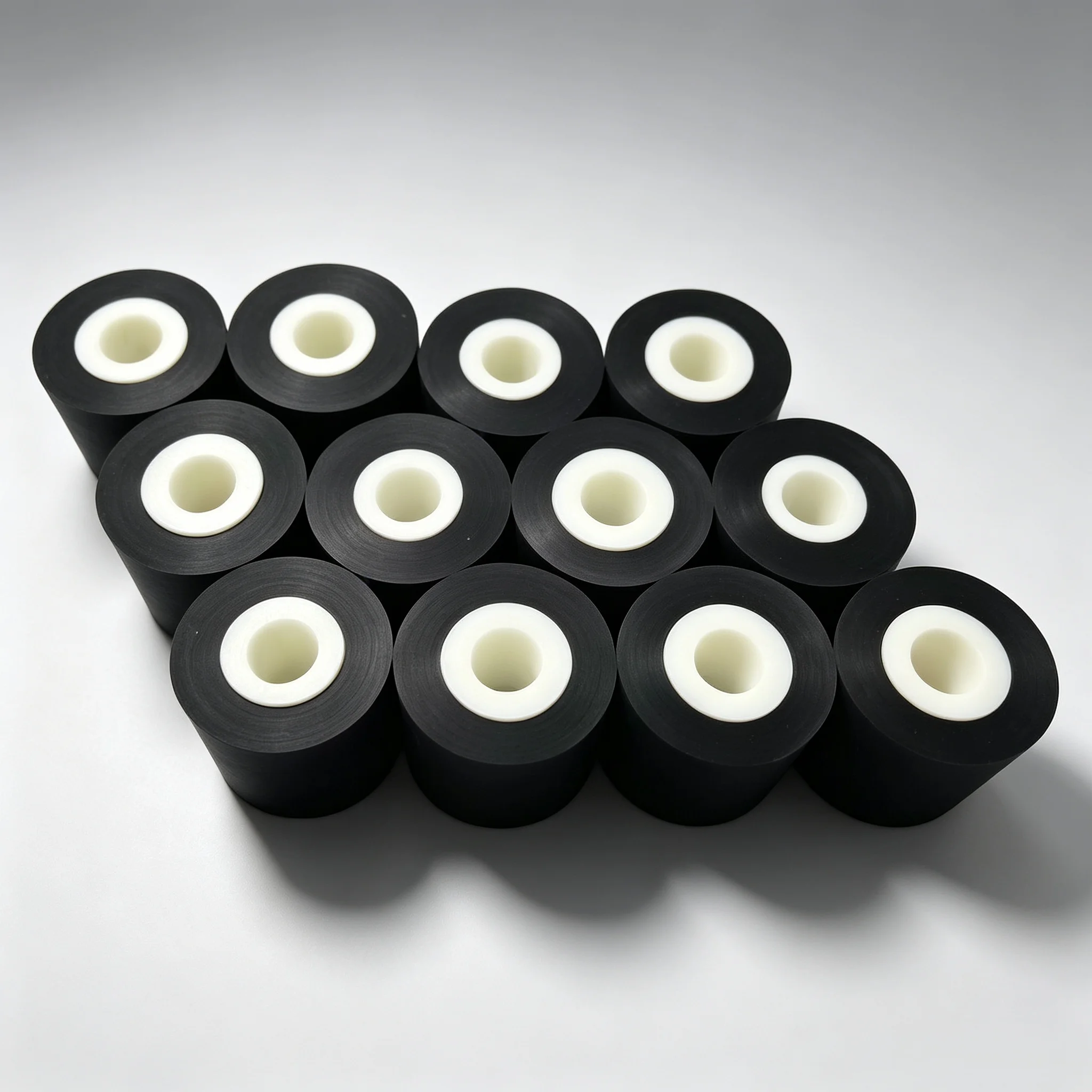 12/24pcs Black 36x32mm 36x36mm 36x40mm 36x35mm Hot Stamp Coder Ink Roll for 380 Coding Sealing Machine