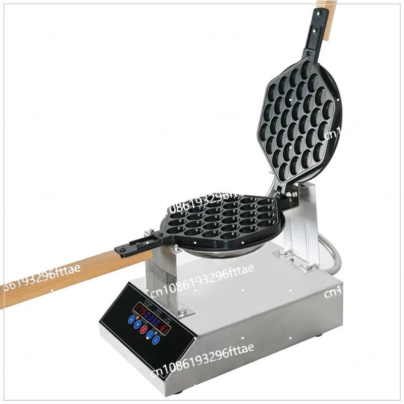 AJ-6 Digital Display Waffle Maker stainless steel Roaster Machine 110v/220v Commercial Waffle machine Egg Bubble Waffle Maker