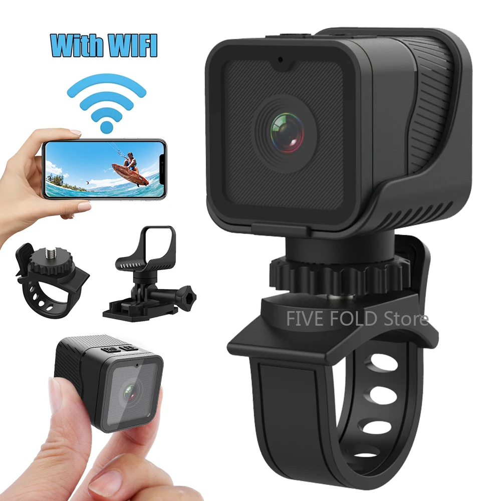 AliExpress Mini camera Z03 1080P HD with WiFi hotspot, waterproof, air bike driving recorder, portable, mini, outdoor display.