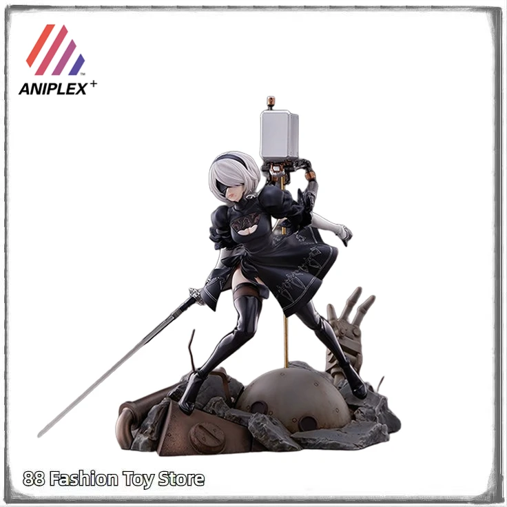 In stock ANIPLEX+ NieR:Automata Ver1.1a 2B 1/7 Yorha No. 2 Type B、2B Anime characters, model statues, toys, gifts, ornaments