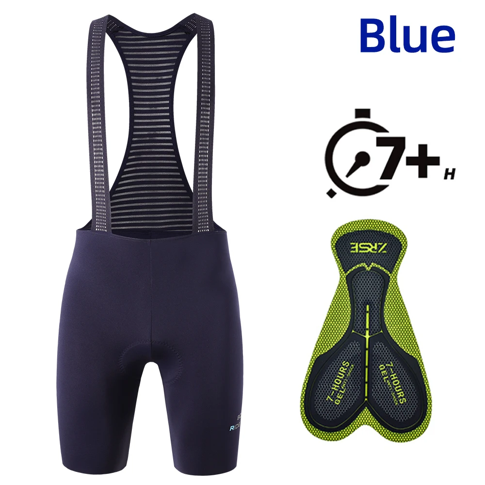 Herren-Radsport-Trägerhose, nahtlos, Outdoor-Bekleidung, Fahrradfahrt, 7-Stunden-gepolstert, Pro-Team-Reit-Trägerhose, atmungsaktive MTB-Radhose