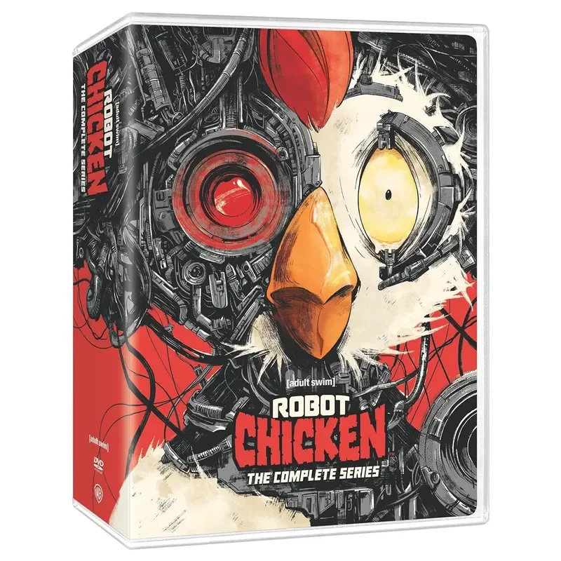 Robot Chicken Season 1-4 Robot Chicken Cartoon 24-disc DVD Original English Version