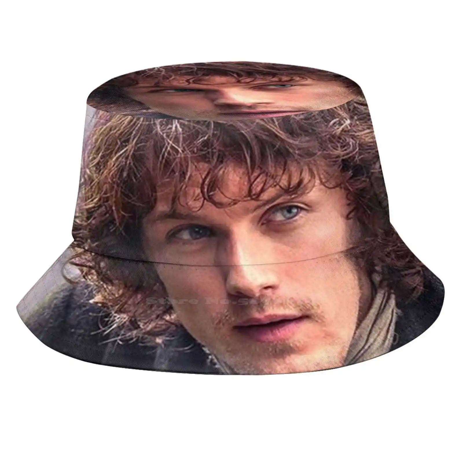 Sam Heughan Uv Protection Foldable Bucket Hats Women Men Sam Heughan Actor Movie Legend 80s Vintage Artis Gym The