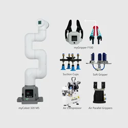 Elephant Robotics myCobot 320 2022 All-in-one Suite 6 DOF Collaborative Robotic Arm (with Flat Base)