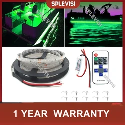 Pontoon Boat Light, Marine Led Light Strip for Bass Boat Sailboat Kayak Boat Deck Light Accent Light Interior Lights,Green,12v
