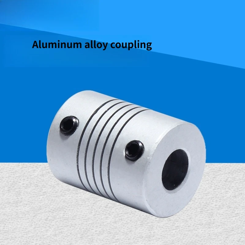 1pcs D19L25 Aluminum Alloy Elastic Coupling Winding Screw Motor Encoder Inner Hole  3mm 4mm 5mm 6mm 7mm 8mm 10mm  6.35mm