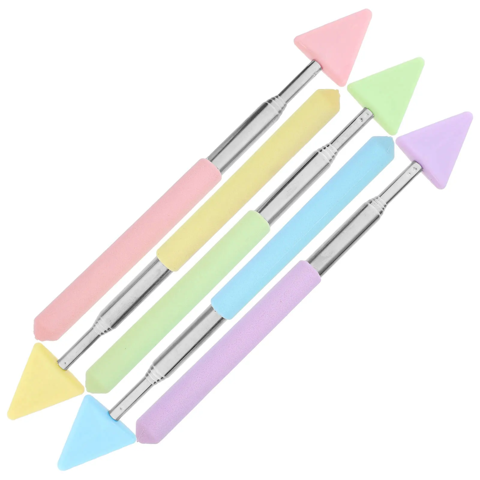 

5 Pcs Teaching Stick Hand Pointers for Teachers Lanyard Finger-pointing Stainless Steel