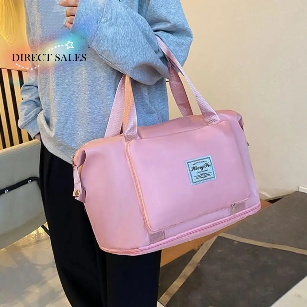 

Oxford Carry On Travel Bag Wet Dry Separation Foldable Sports Fitness Bags Scalable Large Capacity Travel Tote Bag Outdoor