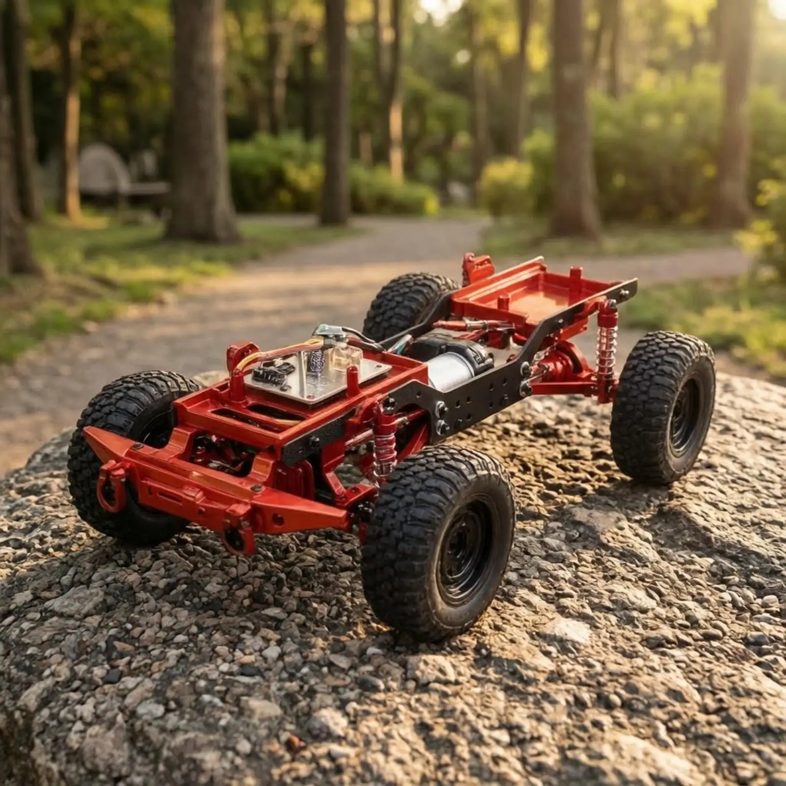 kit-de-montaje-para-coche-rc-chasis-con-amortiguadores-para-el-modelo-mn99s-escala-1-12-con-piezas-de-precision-de-aleacion-de-aluminio