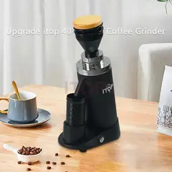 ITOP40 Plus Coffee Grinder Upgrade 64MM Flat Titanium Burr Stepless Fineness Adjustment  Espresso Coffee Powder Grinding Machine