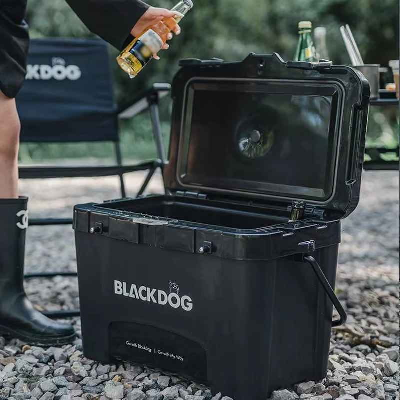 Blackdog refrigerador de acampamento ao ar livre portátil acampamento ao ar livre bloco de gelo preservação fria balde de gelo geladeira do carro