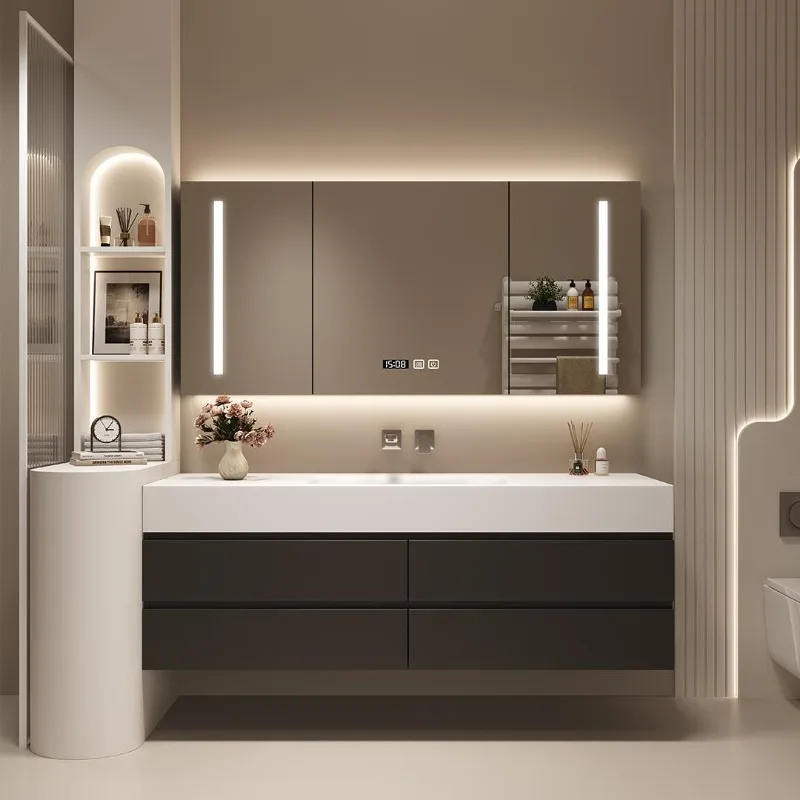 

accent nordic bathroom cabinet luxury designer modern aesthetic cheap salon unique cupboard Universal gabinete salon furniture