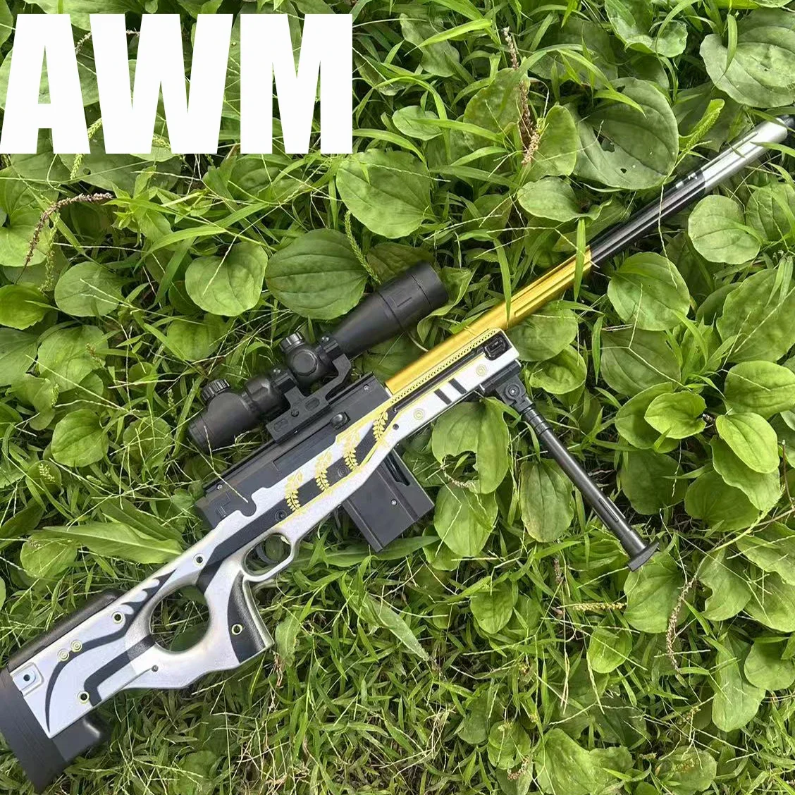 Ręczny pistolet na kulki żelowe Awm Zeala, sztuczny model, możliwość strzelania, zabawka dla chłopców.