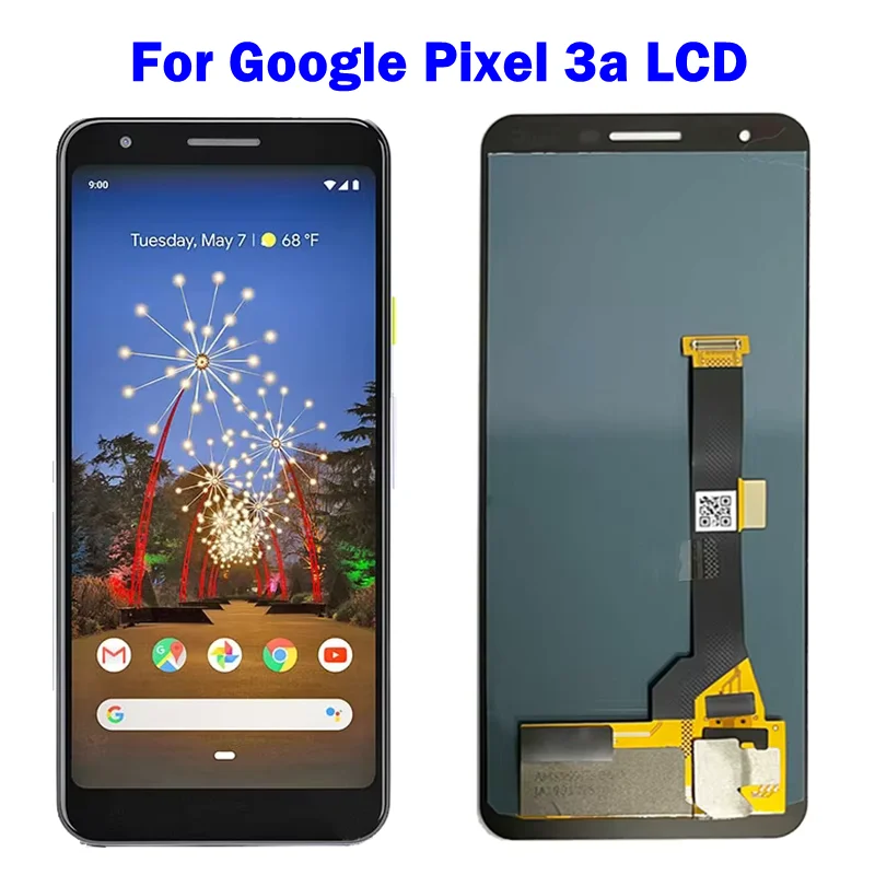 high quality For Google Pixel 3A 3AXL LCD Touch Screen 3A G020A 3A XL G020F Display LCD Screen Glass Panel Assembly