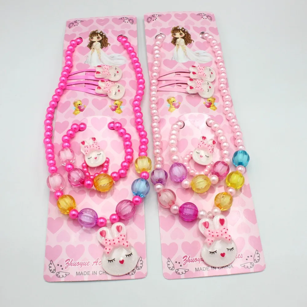 Charming Handcrafted Beaded Jewelry Set for Girls