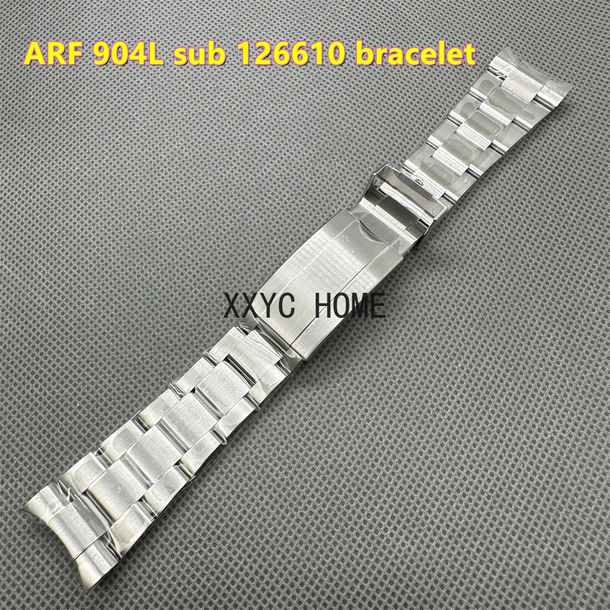 Watch parts AR factory 904L steel strap oyster bracelet for 126610 submariner 41mm 3235 movement watchmaker ARF