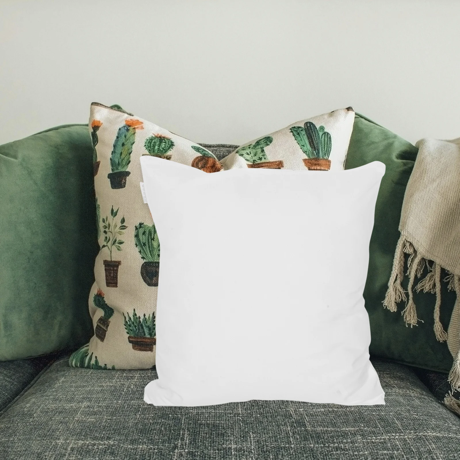 

Brushed Fabric Inner Liner Cover Zippered Pillowcase For Bed Home Decor Soft Pillow Core Sleeve Replacement Comfortable