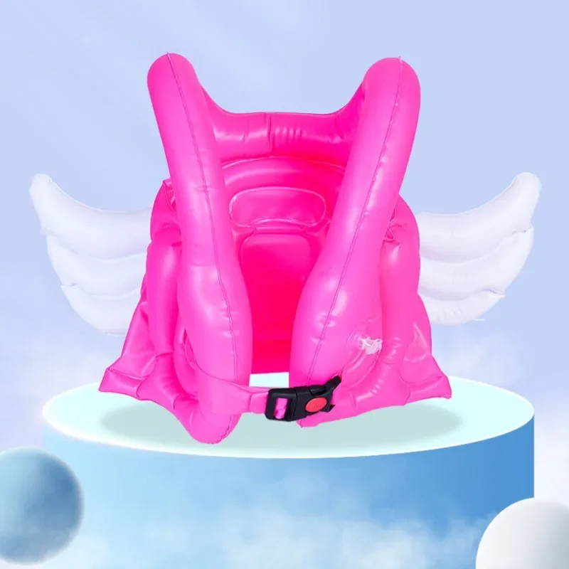 Anéis de braço de natação flutuantes infláveis para crianças com asa Ngel verão família piscina praia festa pvc brinquedos de água infláveis jaqueta