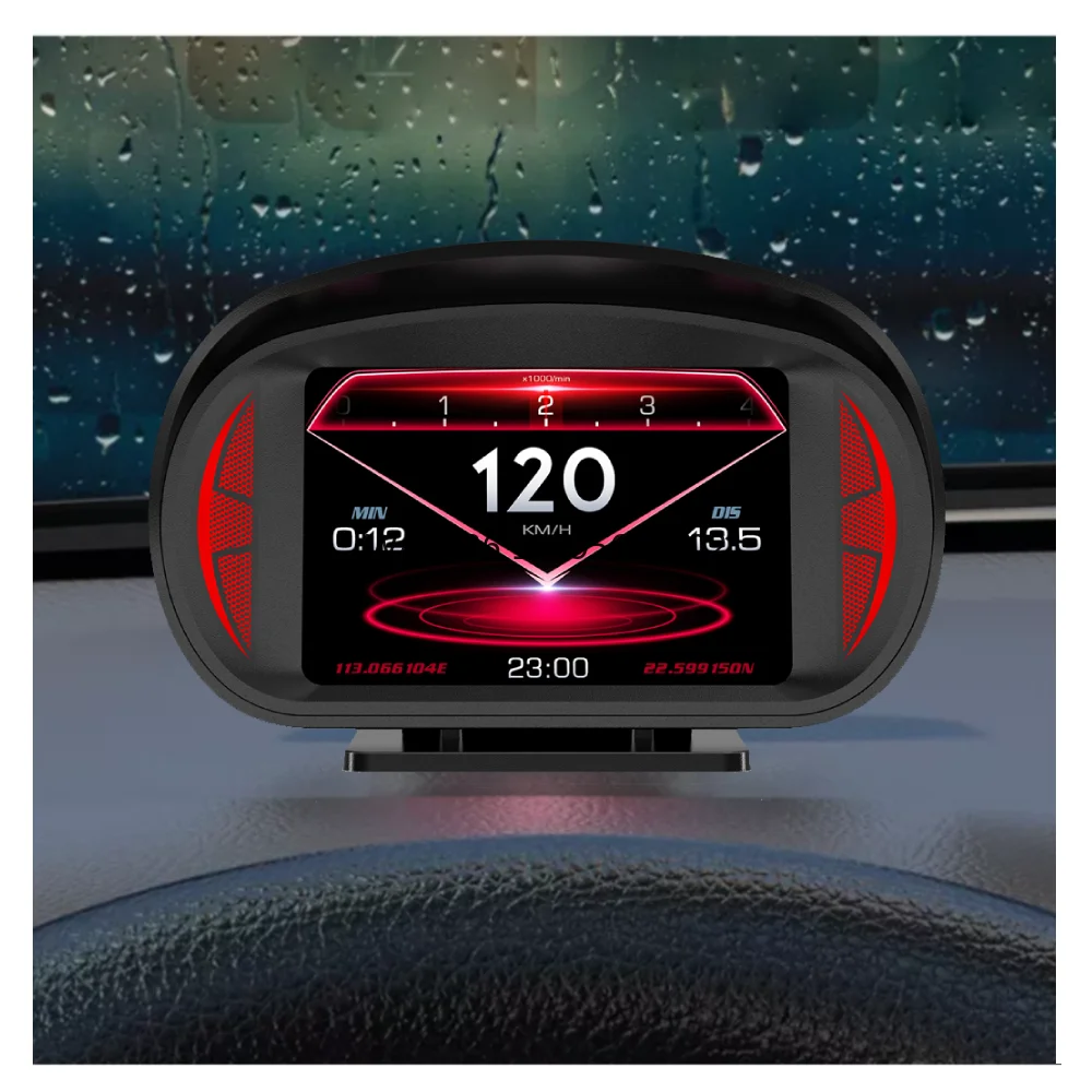 

Заводской P2 проекционный дисплей (HUD) — умный цифровой измеритель, GPS-спидометр, отображение 100+ данных PID, поддержка демонстрационного режима, быстрое обновление