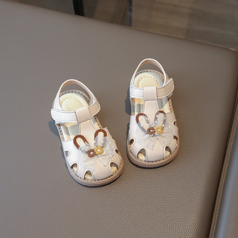 

Children's Sandals 1-6 Year Old Summer New Beige Cartoon Boys' Girls' Single Shoes Versatile Anti Slip Kids Shoes Girls Sandals
