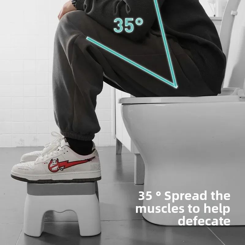 1PC Waterproof Squatty Potty Toilet Stool Toilet Foot Stool Squat Stool For Pregnant Woman Children Adult Old People