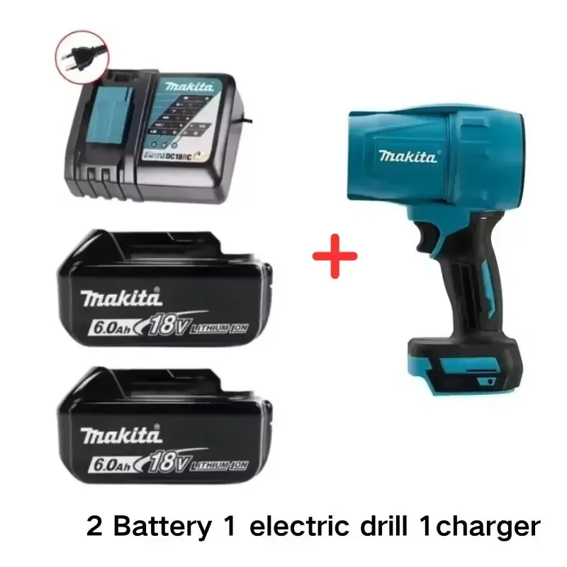 Makita 30000 RPM borstelloze krachtige turbofanblazers Elektrische handbediende jetfan Sneeuwblad Stofblaasapparaat voor 18V batterij