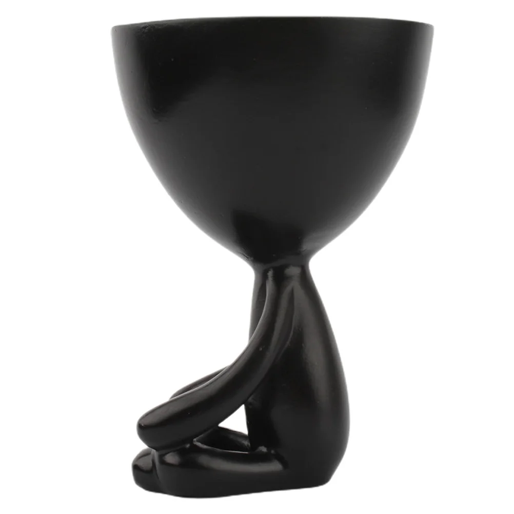 

Resin Flowerpot Resin Sculpture Durable Succulent Pot Decorative Flower Container Pot Home Planter Decor Desktop Flowerpot